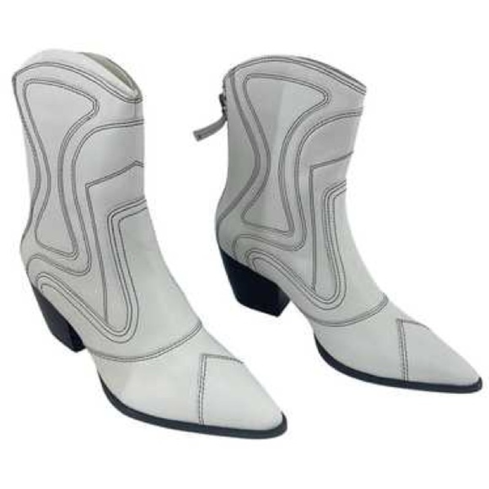 Matisse White Cowboy Boots